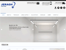 Tablet Screenshot of jeragh-lighting.com
